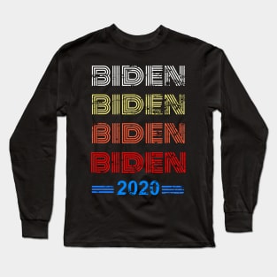 Biden 2020 Vote For American President Election Gift Vintage style Long Sleeve T-Shirt